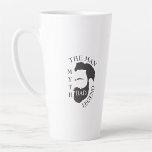 Tasse Latte Papa l'homme, le mythe, le texte de la légende noi