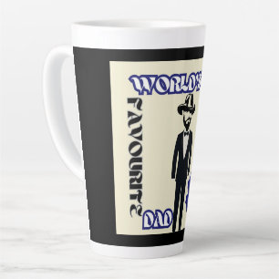 Tasse Latte Papa préféré du monde #1