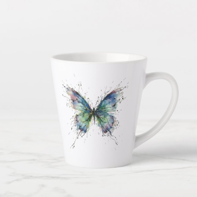 Tasse Latte Papillon (Droite)