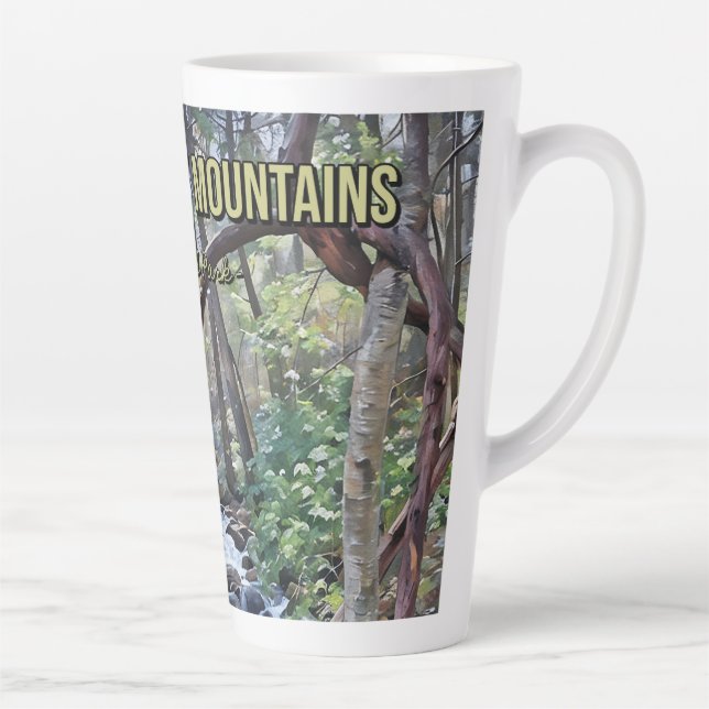Tasse Latte Parc national des Great Smoky Mountains (Droite)