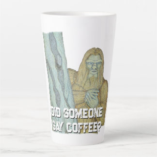 Tasse Latte Parodie de mème Bigfoot