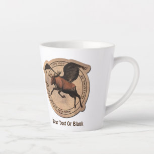 Tasse Latte Patch Flying Moose Aviation