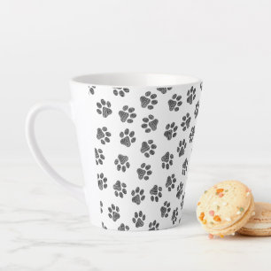 Tasse Latte Patrouilles de Doodle, Paws de Chien, Paws Noirs