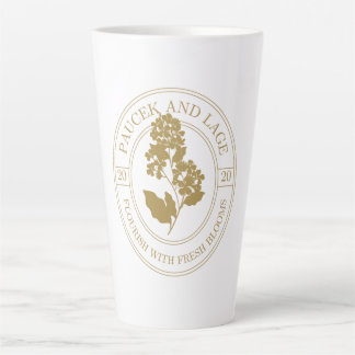 Tasse Latte Paucek & Lage – S'épanouir avec des fleurs fraîche