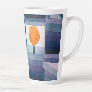 Tasse Latte Paul Klee Messager de l'automne Bleu Moderne Abstr