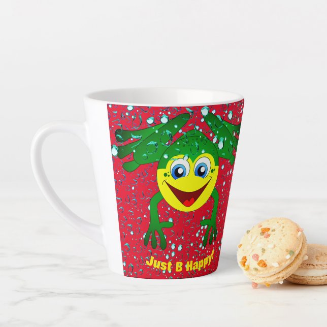 Tasse Latte Pause-café (En situation)