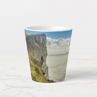 Tasse Latte Paysage marin nordique spectaculaire Falaises de L