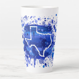 Tasse Latte "Peindre la Mère Bleue" Texas Ed. 1