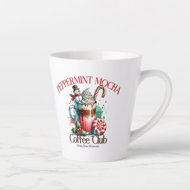 Tasse Latte Peppermint Mocha Coffee Club (Droite)