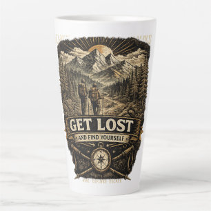 Tasse Latte Perdez-Vous Et Trouvez-Vous