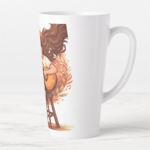 Tasse Latte Perdu dans l'esthétique décontractée du joueur de