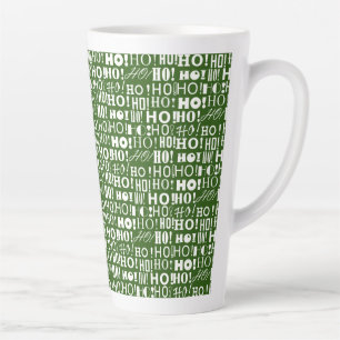 Tasse Latte Père Noël Jolly Christmas HO ! Oh ! HO ! dans Navy