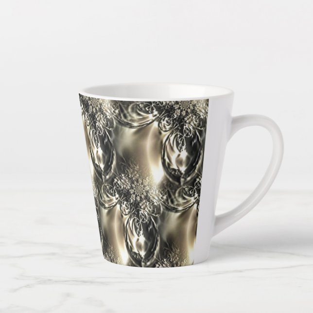 Tasse Latte Perles dorées (Droite)