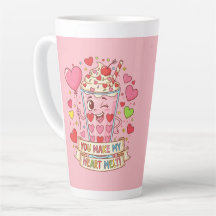 Personalized Cute Milkshake Valentine