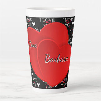 Tasse Latte Personalized I Love you 
