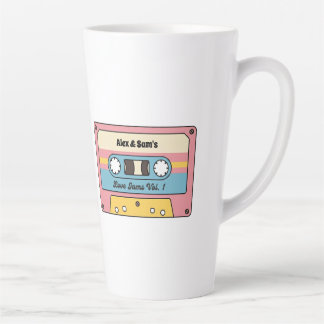 Tasse Latte Personalized Love Jams Cassette Tape – Custom Name