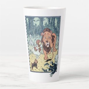 Tasse Latte Personnages vintage du Magicien d'Oz, Route de bri