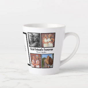 Tasse Latte Personnalisé Meilleurs amis pour toujours 4 photo 