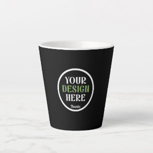Tasse Latte personnalisé, unique, élégant et minimaliste
