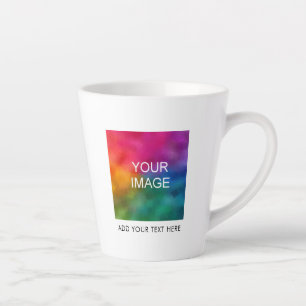 Tasse Latte Personnaliser Ajouter une image photo logo commerc