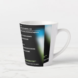 Tasse Latte Personnalisez Avec Votre Propre Image Qualité Dura