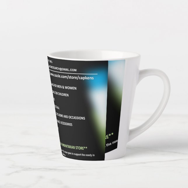 Tasse Latte Personnalisez Avec Votre Propre Image Qualité Dura (Droite)