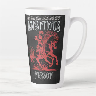 Tasse Latte Personne ne peut vaincre une personne Ambitieuse m