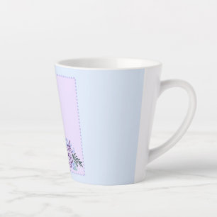 Tasse Latte Petit Rose Aqua