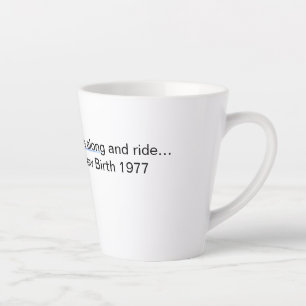 Tasse Latte Petite boue en latte 