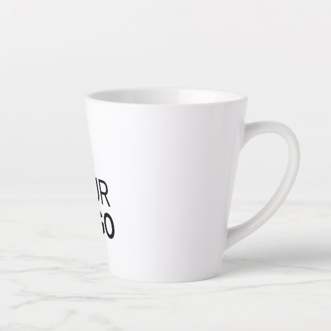 Tasse Latte Petite boue en latte - 12 oz (Droite)