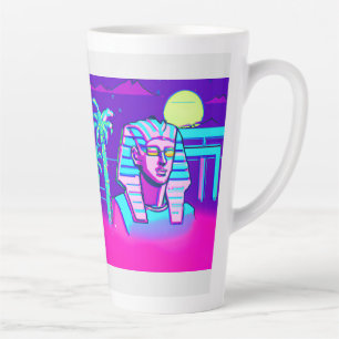 Tasse Latte Pharaon Synthwave