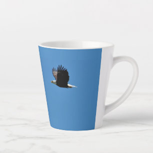 Tasse Latte Photo d'aigle
