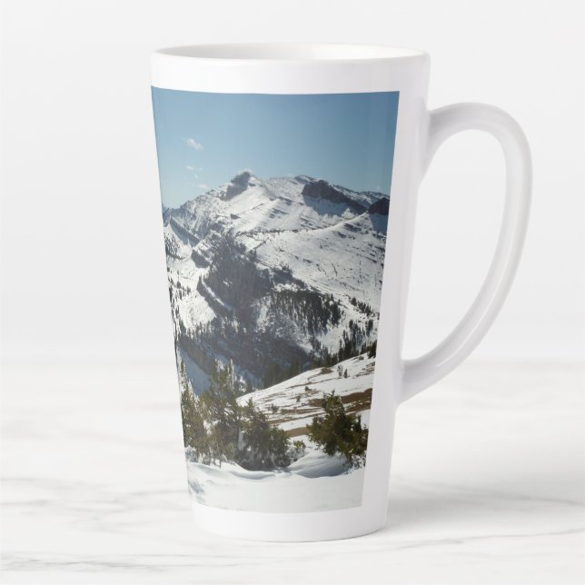 Tasse Latte Pics neigeux du Grand Teton (Droite)