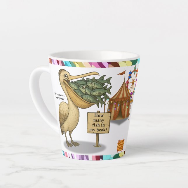 Tasse Latte Pierre pelican's brilliant beak (Angle gauche)