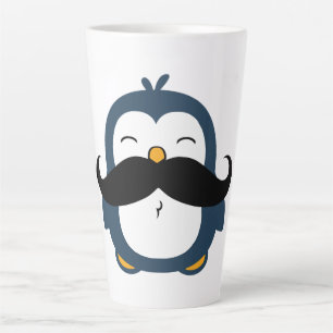 Tasse Latte Pingouin de Moustache