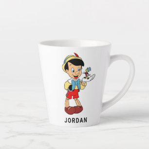 Tasse Latte Pinocchio avec Jiminy Cricket Disney