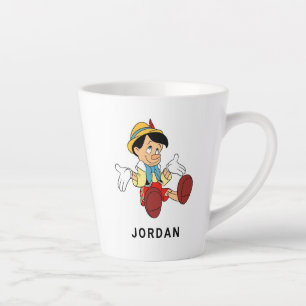 Tasse Latte Pinocchio Shrugging Ses Épaules Disney
