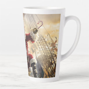 Tasse Latte Pirate Père Noël