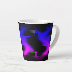 Tasse Latte Plasma noir brillant