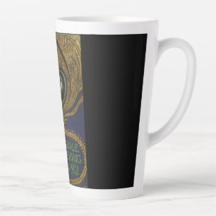 Tasse Latte Playère poster vintage Art nouveau Klingner