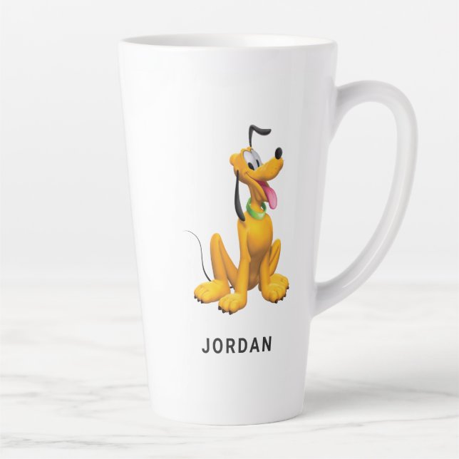 Tasse Latte Pluto | Côté dessin (Droite)