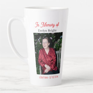 Tasse Latte Poème commémoratif de cardinal Souvenir