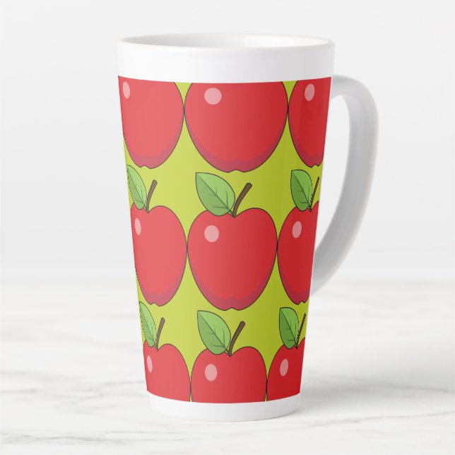 Tasse Latte Pomme rouge (Angle droit)