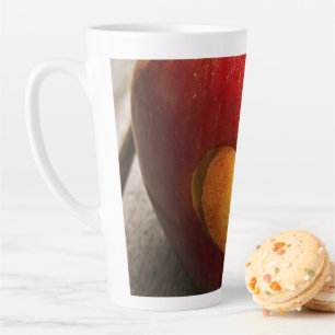 Tasse Latte "Pommes" Mignonne Photo. Acheter maintenant