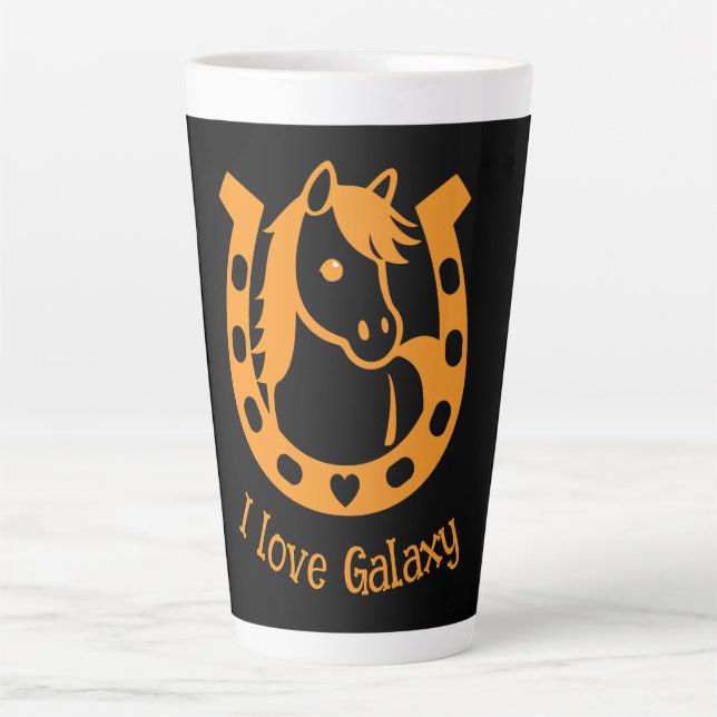 Tasse Latte Pony Club Rider (Devant)