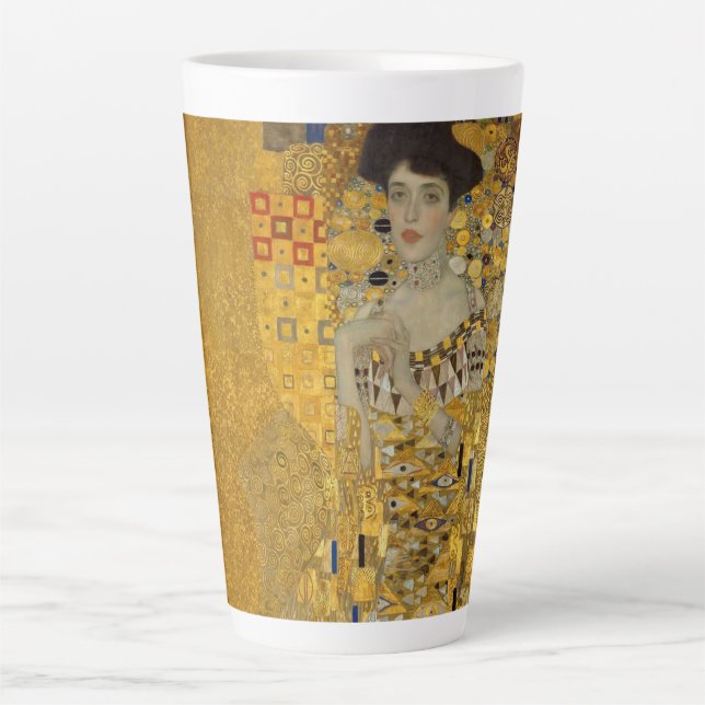 Tasse Latte Portrait d'Adele Bloch-Bauer I par Gustav Klimt (Devant)