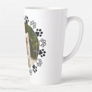 Tasse Latte Portrait de chien personnalisable canin