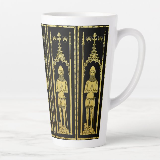 Tasse Latte Portrait médiéval anglais 1355 John, Lord Cobham (Droite)
