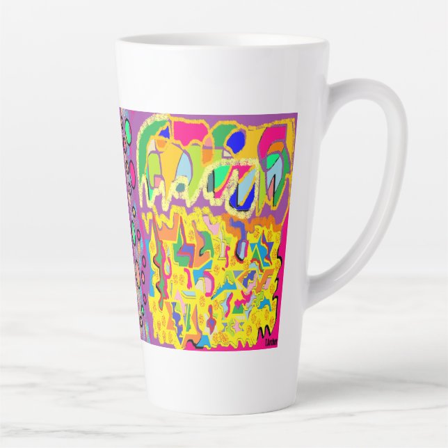 TASSE LATTE POUR ARTS SAKE PHOTOS AVEC MOTS (Droite)