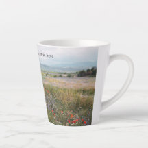 Prairie d'été, texte personnalisé, citation ou ver